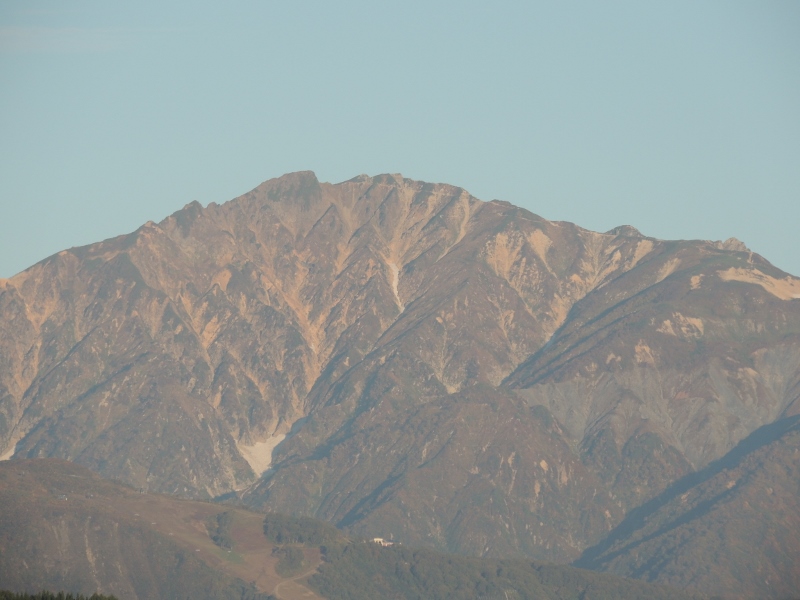 2015年9月30日の唐松岳