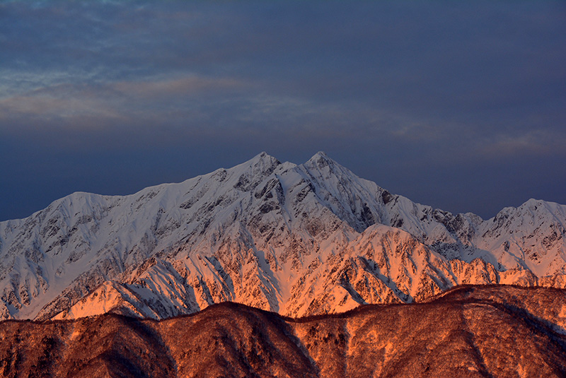 1/7北アルプス後立山連峰は絶景です！ | 長野県小川村北アルプス絶景の